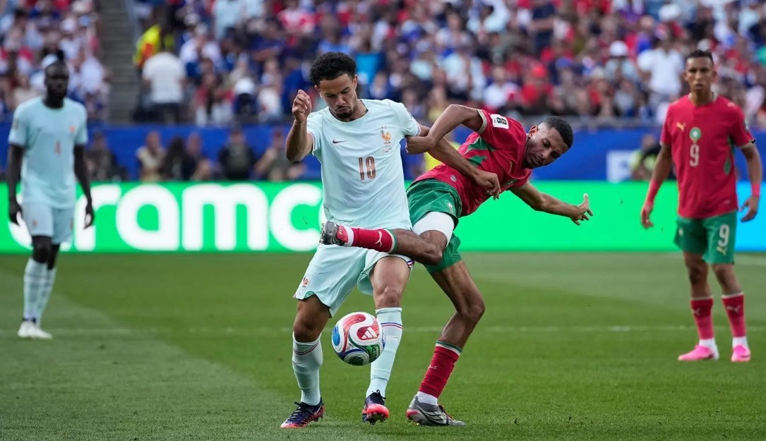 المغرب تغادر من ربع النهائي بخسارتها أمام فرنسا 2 - 0